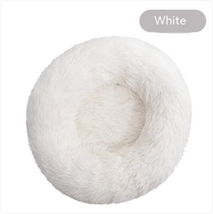 Plush Round Pet Bed for Cats & Dogs – product view 3