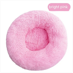 Plush Round Pet Bed for Cats & Dogs – product view 5